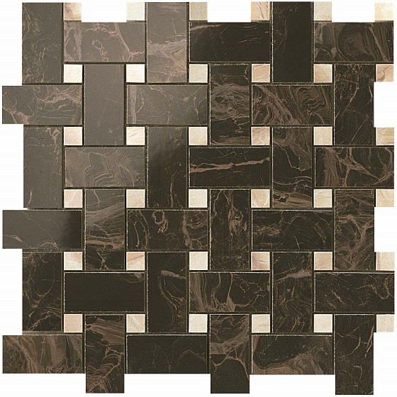 Atlas Concorde Russia Supernova Marble Frappuccino Dark Twist Mosaic 30,5x30,5 / Основное большое изображение