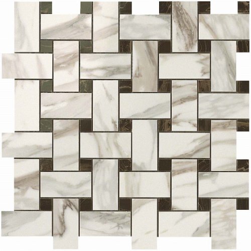 Supernova Marble Calacatta Gold Twist Mosaic 30,5x30,5