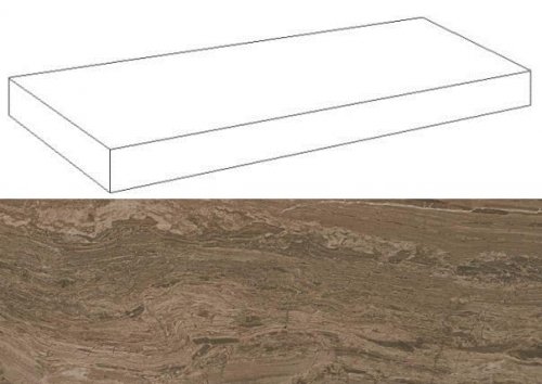 Supernova Marble Woodstone Taupe Scal. Ang. S 33х60