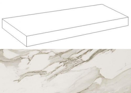Supernova Marble Calacatta Gold Scal. Ang. S 33х60
