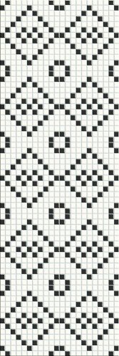 Pret a Porter Black&White Mosaic 25х75