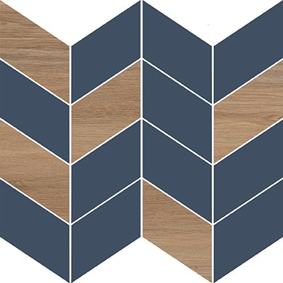 Love You Navy  B сатиновая синий 29x29
