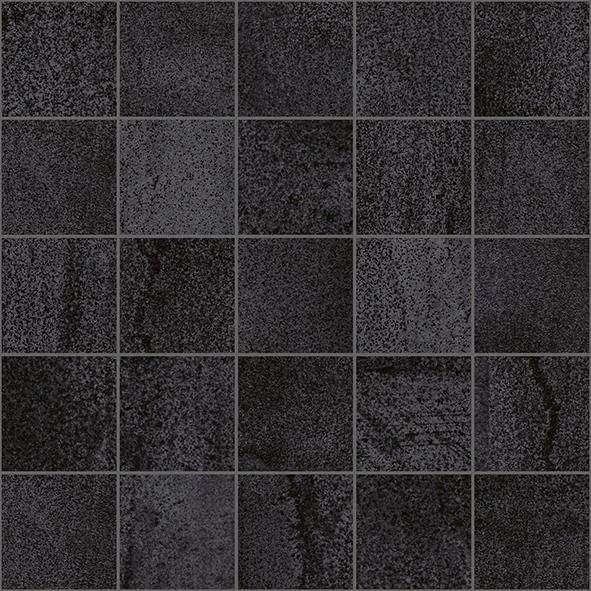 Laparet Metallica  мозаичный чёрный MM34034 25х25 / Основное большое изображение