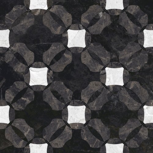 Queen узоры многоцветный 42x42 QN4R452
