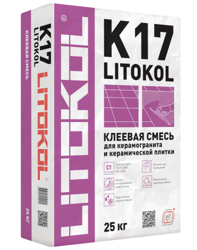 Litokol Клей для керамической плитки LITOКOL K17 / Основное малое изображение