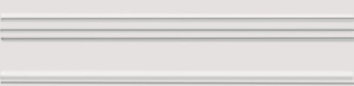Бордюр Багет Альвао Белый Матовая 20х5