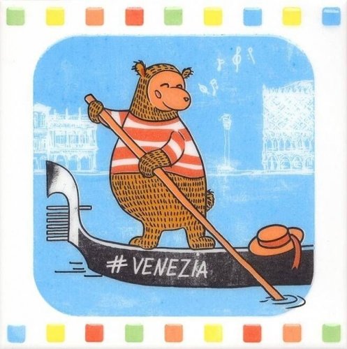 Kerama Marazzi Декор Большое Путешествие Venezia Глянцевый 20х20 / Основное малое изображение