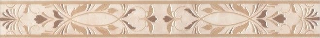 Kerama Marazzi Бордюр Вирджилиано Беж Обрезной 60Х7,2 / Основное большое изображение