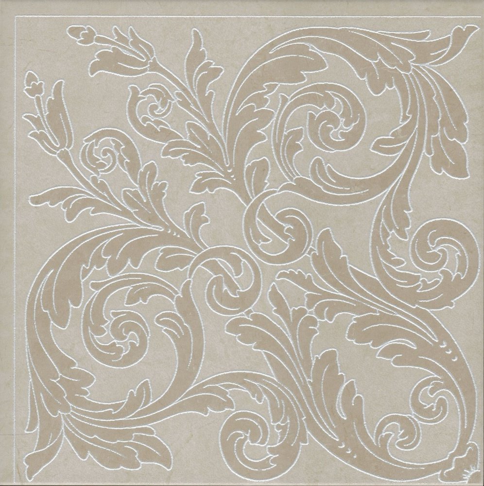 Kerama Marazzi Декор Монсанту Бежевый Светлый 40,2х40,2 / Основное большое изображение