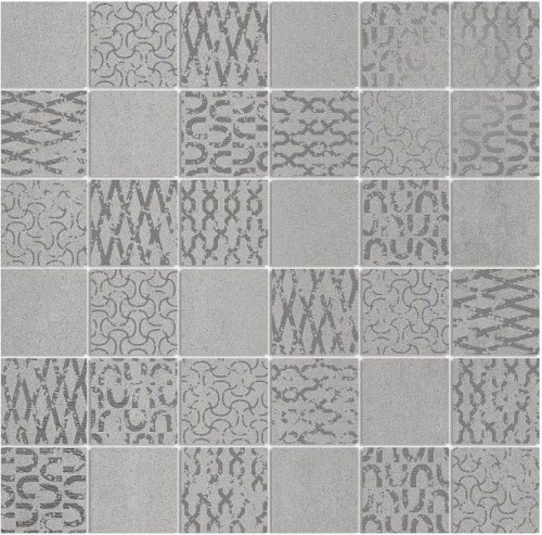 Про Дабл Декор Серый Мозаичный 9мм  30×30