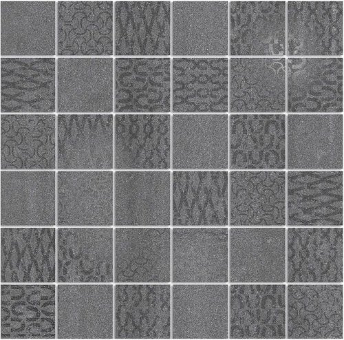 Про Дабл Декор Антрацит Мозаичный 9мм  30×30