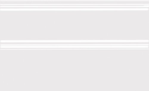 Плинтус Фару Белый Матовая Обрезной 25х15