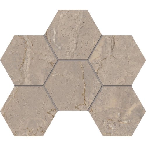 Мозаика Bernini BR02 Hexagon 25x28,5  Неполированная