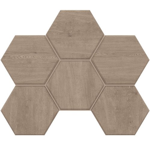 Мозаика Classic Wood CW02 Hexagon 25x28,5  Неполированная