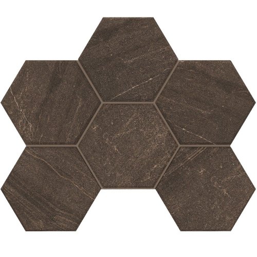 Мозаика Gabbro GB04 Hexagon 25x28,5  Неполированная