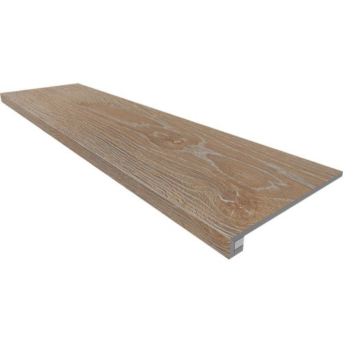 Estima Комплект  Kraft Wood (Ступень KW01 (33x120) структур. (прямоугол. бортик) без насечек + Подступенок (14,5x120)) / Основное малое изображение