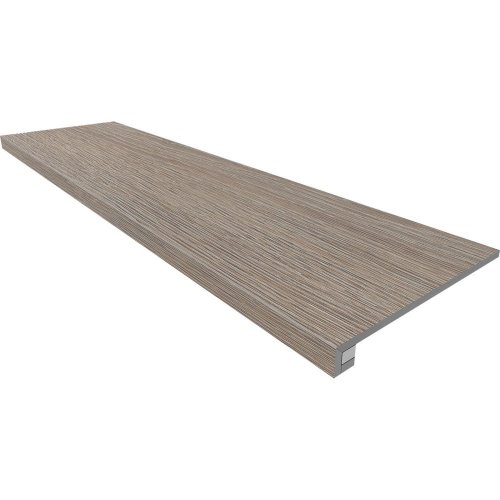 Estima Комплект  Kraft Wood (Ступень KW02 (33x120) структур. (прямоугол. бортик) без насечек + Подступенок (14,5x120)) / Основное малое изображение