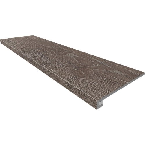 Комплект  Kraft Wood (Ступень KW03 (33x120) структур. (прямоугол. бортик) без насечек + Подступенок (14,5x120))