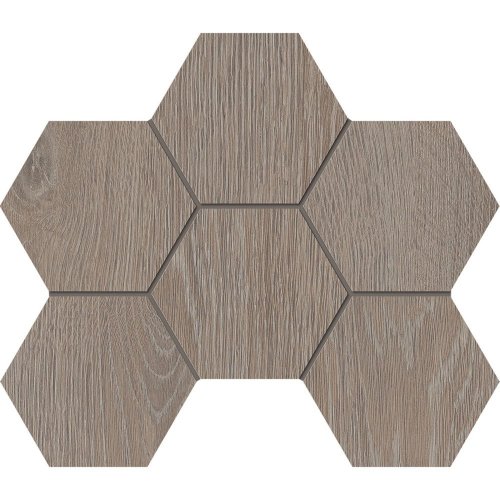Мозаика  Kraft Wood KW02 Hexagon 25x28,5 структур.