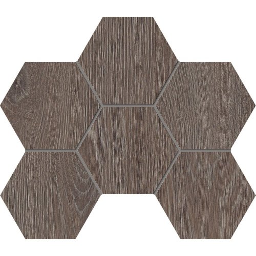 Мозаика  Kraft Wood KW03 Hexagon 25x28,5 структур.