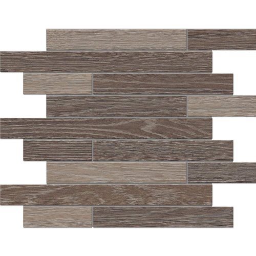 Мозаика  Kraft Wood KW03/KW02 Mu Ректификат  o 30x35 структур.