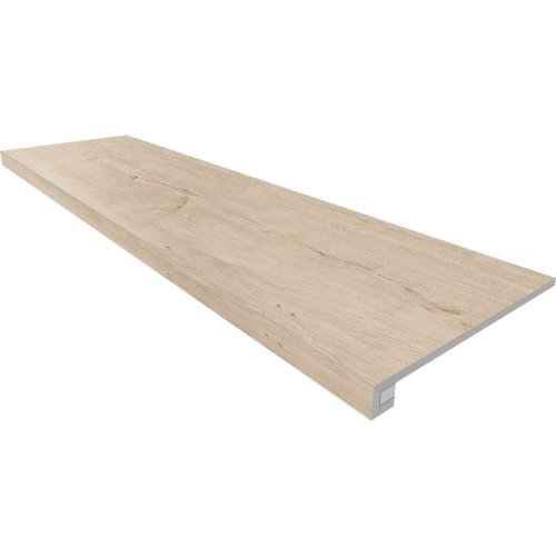 Комплект  Soft Wood (Ступень SF02 (33x120)  Неполированная  (прямоугол. бортик) без насечек + Подступенок (14,5x120))