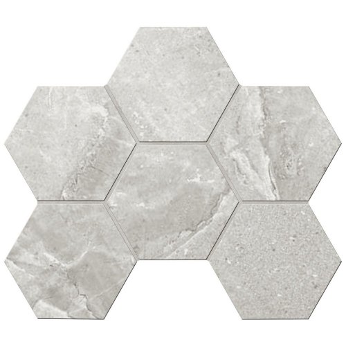 Мозаика  Kailas KA01 Hexagon 25x28,5  Неполированная (10 мм)