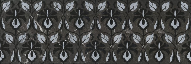 Kerama Marazzi KMD3STA031BR Тубкаль чёрный глянцевый обрезной 30x89,5x0,9 декор / Основное большое изображение