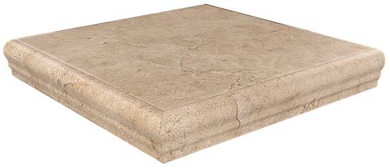 Kerama Marazzi Ступень Фаральони песочный угловая 34x34 / Основное большое изображение