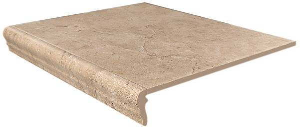 Kerama Marazzi Ступень Фаральони песочный фронтальная 34x40,2 / Основное большое изображение