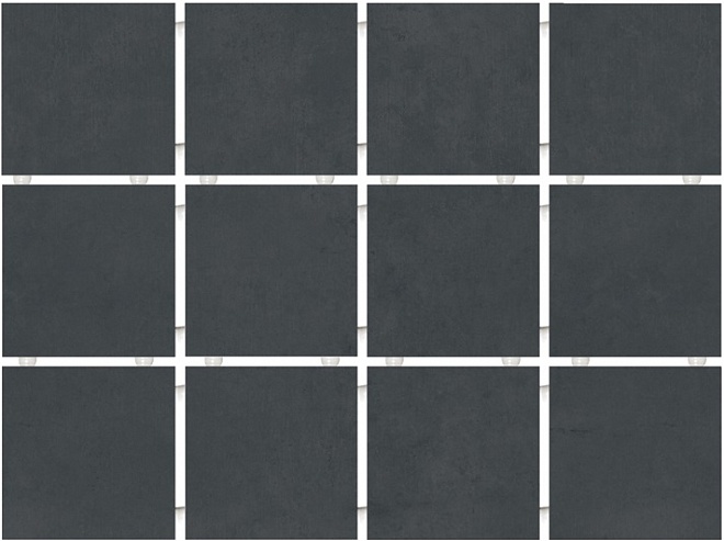 Kerama Marazzi Керамогранит Амальфи черный (из 12 плиток) 9,8x9,8 / Основное большое изображение
