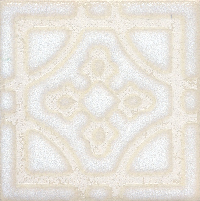 Kerama Marazzi Декор Амальфи Орнамент белый 9,8x9,8 STG\B406\1266 / Основное большое изображение