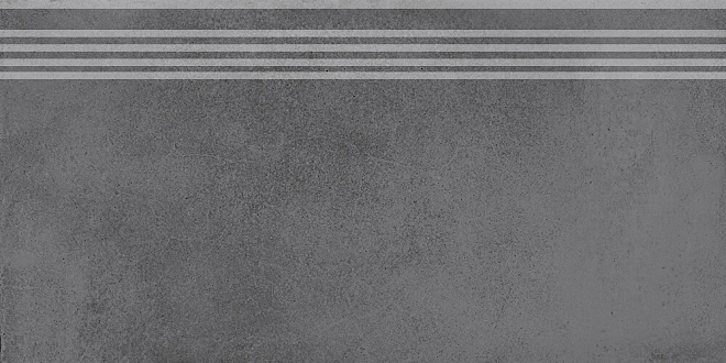 Kerama Marazzi Ступень Мирабо серый темный обрезной 30x60 / Основное большое изображение