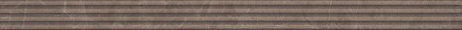 Kerama Marazzi Бордюр Орсэ коричневый структура 3,4x40 / Основное большое изображение
