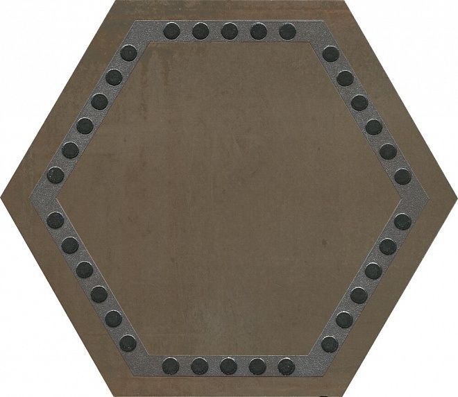 Kerama Marazzi Декор Раваль напольный коричневый 29x33,4 / Основное большое изображение