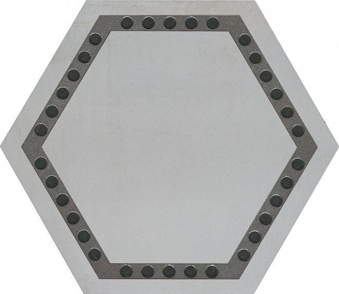 Kerama Marazzi Декор Раваль напольный серый светлый 29x33,4 / Основное большое изображение