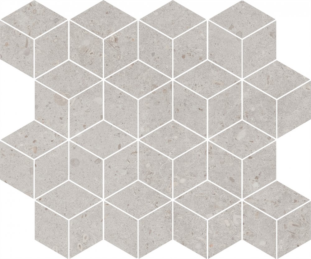 Kerama Marazzi Мозаика Риккарди Декор мозаичный серый светлый матовый T017\14053 / Основное большое изображение