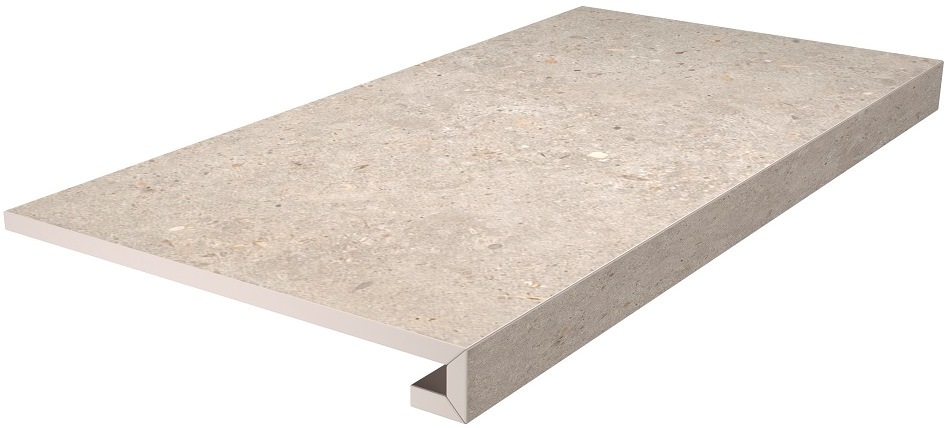 Kerama Marazzi Ступень Риккарди клееная бежевый матовый 33x60 / Основное большое изображение