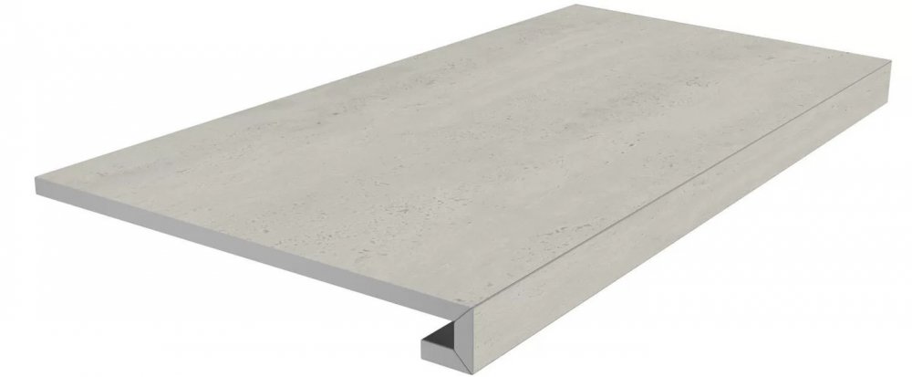 Kerama Marazzi Ступень Сан-Марко серый светлый матовый 33x80 / Основное большое изображение