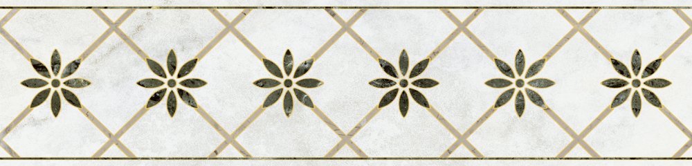 Kerama Marazzi Бордюр Серенада 4 глянцевый обрезной 7,2x30 / Основное большое изображение