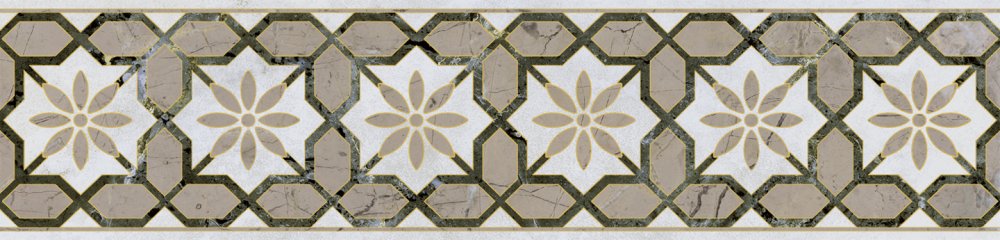 Kerama Marazzi Бордюр Серенада 5 глянцевый обрезной 7,2x30 / Основное большое изображение