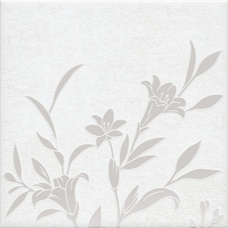 Kerama Marazzi HGD/A569/5155 Барберино 5 белый глянцевый 20x20x0,69 декор / Основное большое изображение
