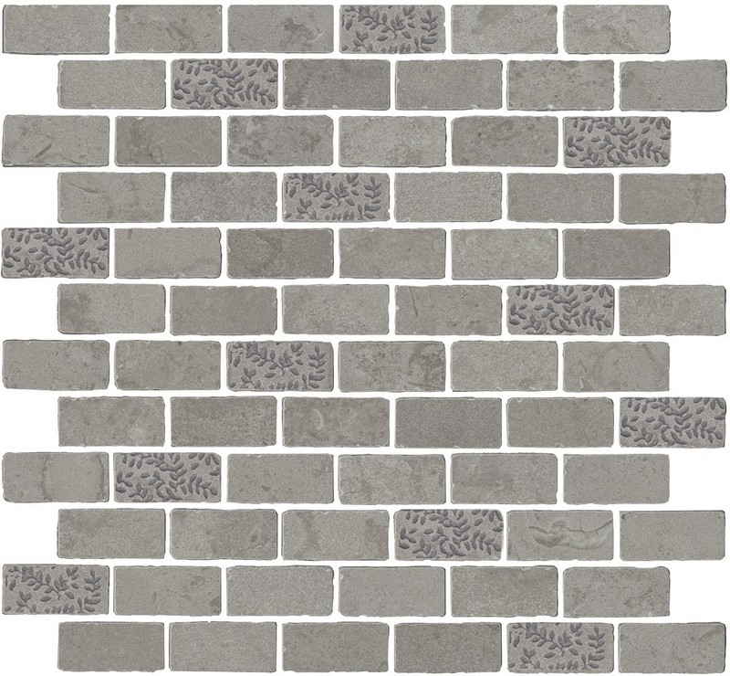 Kerama Marazzi MBD010 Про Лаймстоун Антика 2 мозаичный серый матовый 32х30х0,9 декор (гранит) / Основное большое изображение