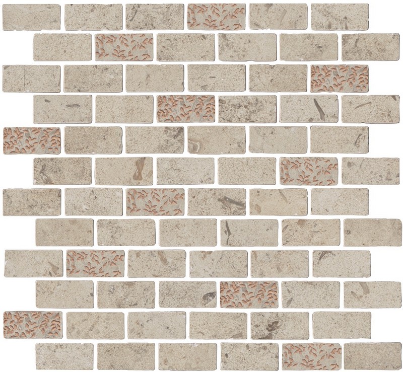 Kerama Marazzi MBD014 Про Лаймстоун Антика 2 мозаичный бежевый матовый 32х30х0,9 декор (гранит) / Основное большое изображение