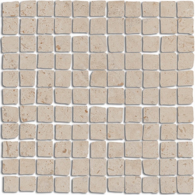 Kerama Marazzi MBS005 Про Лаймстоун Спакко мозаичный бежевый матовый 20х20х0,9 декор (гранит) / Основное большое изображение