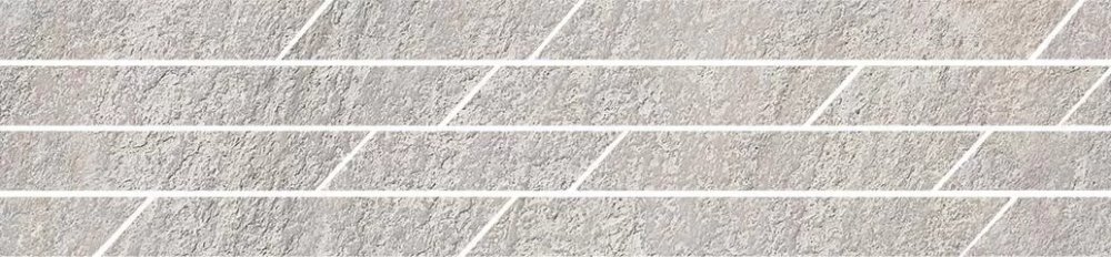 Kerama Marazzi Бордюр Гренель серый мозаичный 9,8x46,8 / Основное большое изображение