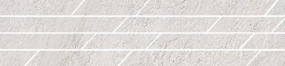Kerama Marazzi Бордюр Гренель серый светлый мозаичный 9,8x46,8 / Основное большое изображение