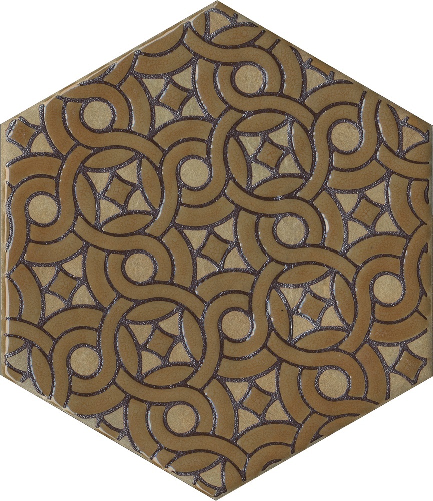 Kerama Marazzi Декор Гроссето желтый 20x23,1 / Основное большое изображение
