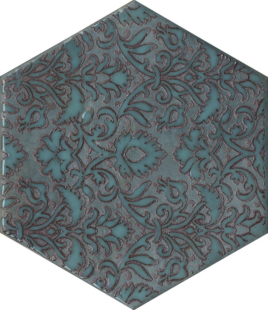 Kerama Marazzi Декор Гроссето синий 20x23,1 / Основное большое изображение