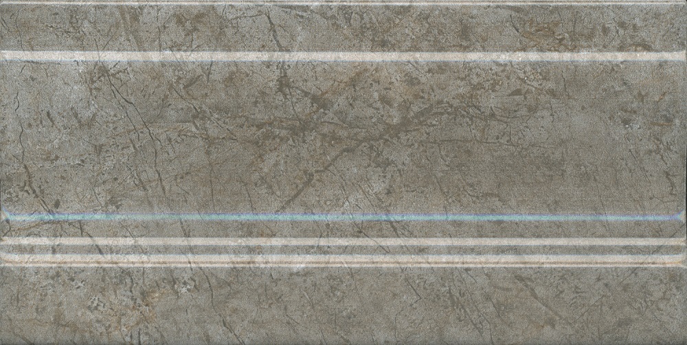 Kerama Marazzi Плинтус Каприччо серый глянцевый 10x20 / Основное большое изображение